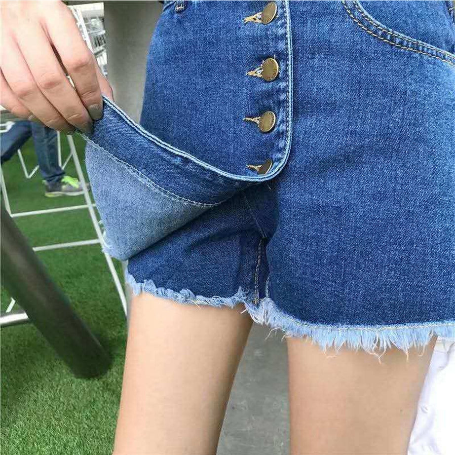 Y2k Korean Casual Denim Skirt