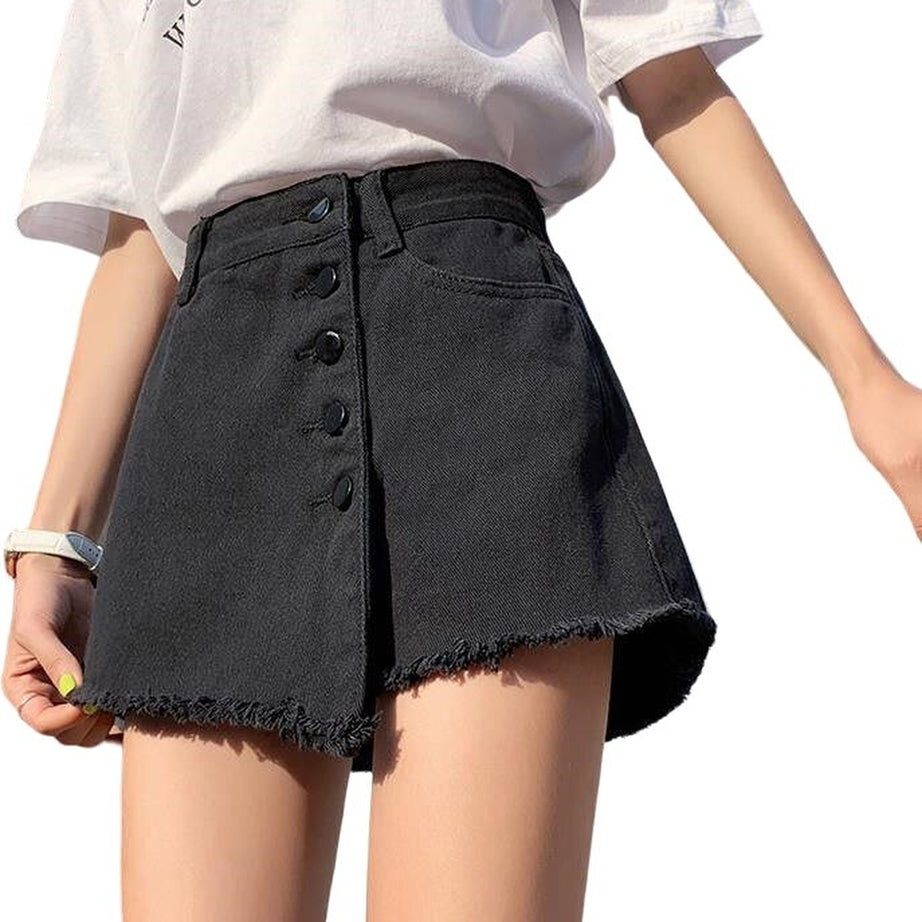 Y2k Korean Casual Denim Skirt