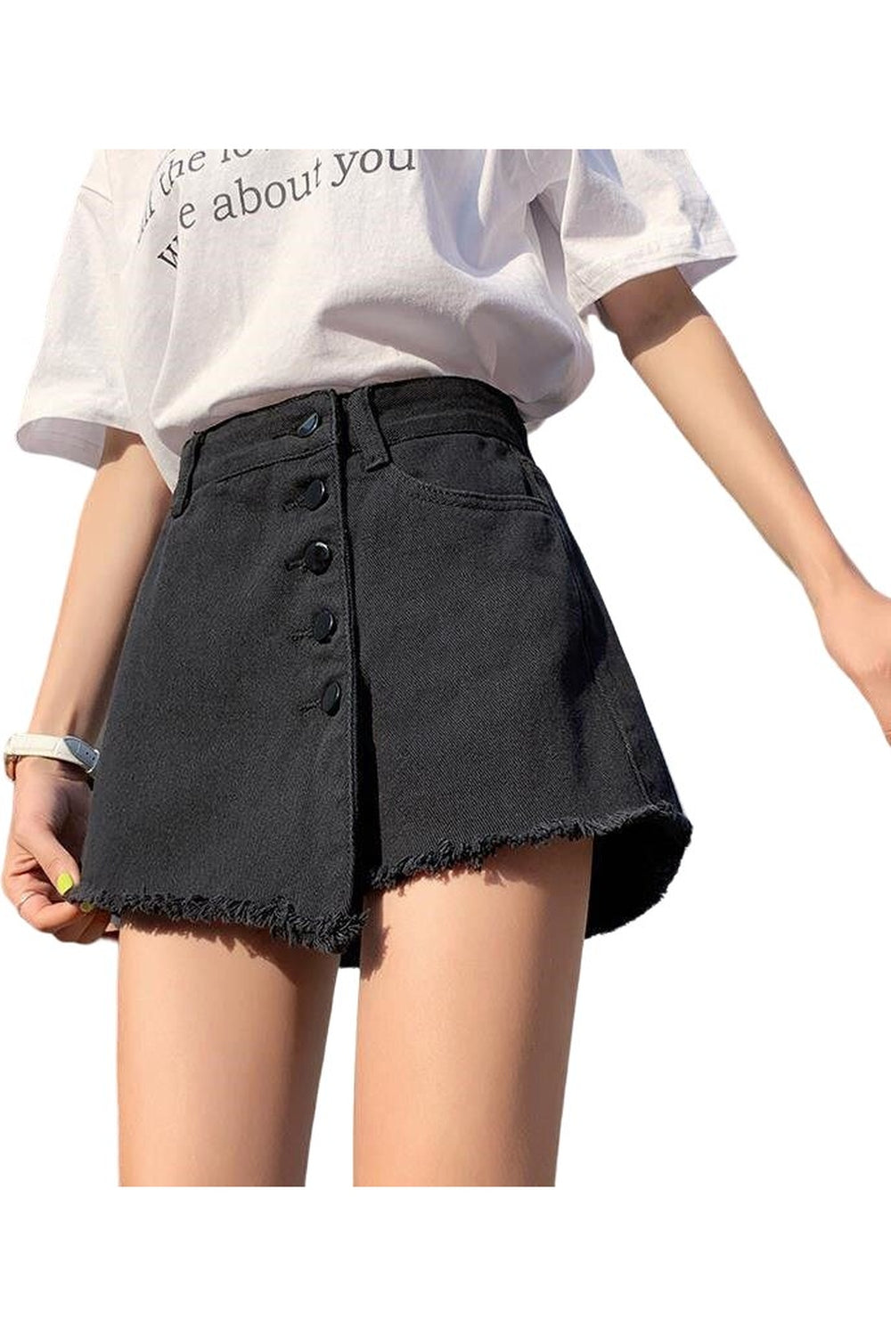 Y2k Korean Casual Denim Skirt