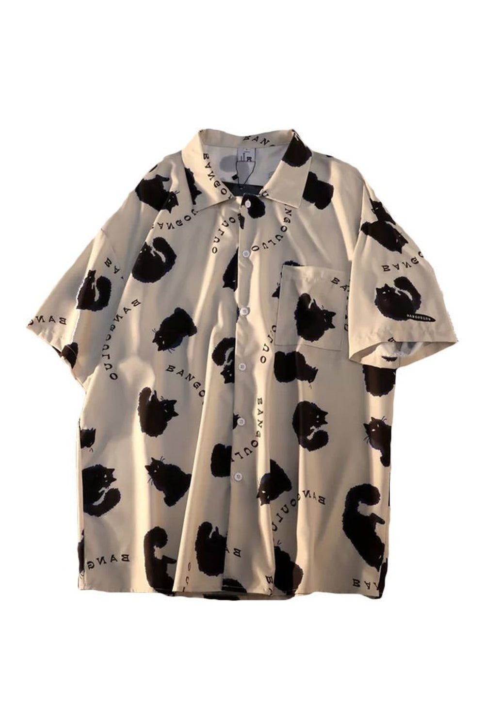 Y2k Korean Cat Shirt