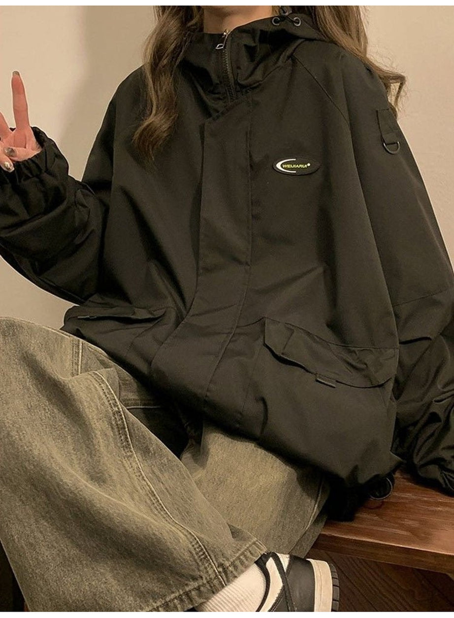 Y2k Korean Harajuku Zipper Jacket