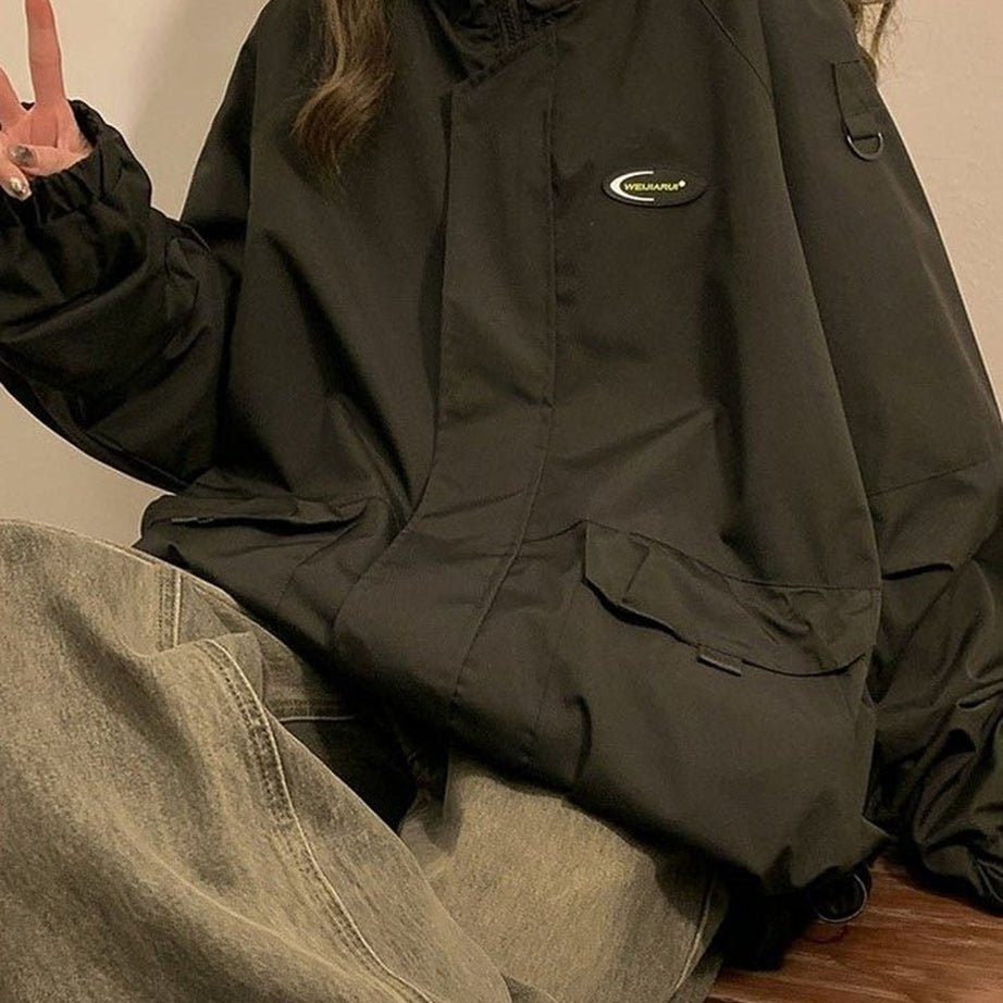 Y2k Korean Harajuku Zipper Jacket