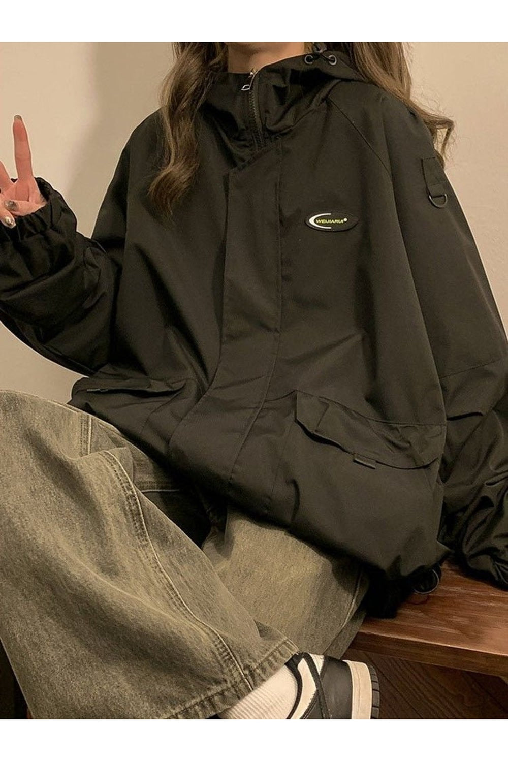 Y2k Korean Harajuku Zipper Jacket