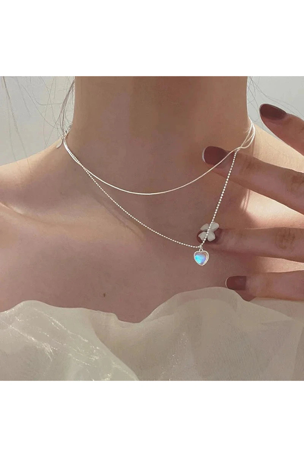 Y2k Korean Love Clavicle Necklace