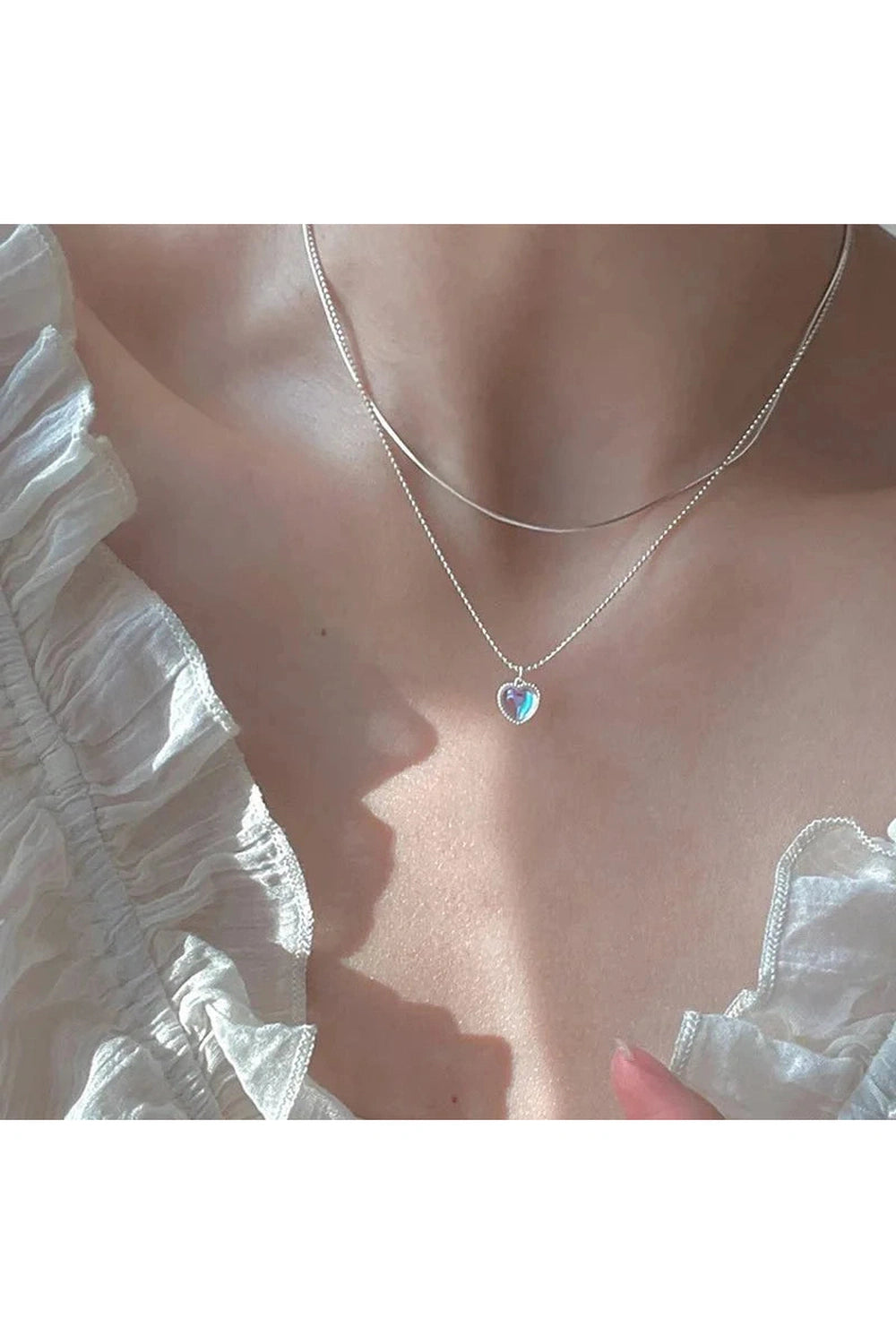 Y2k Korean Love Clavicle Necklace