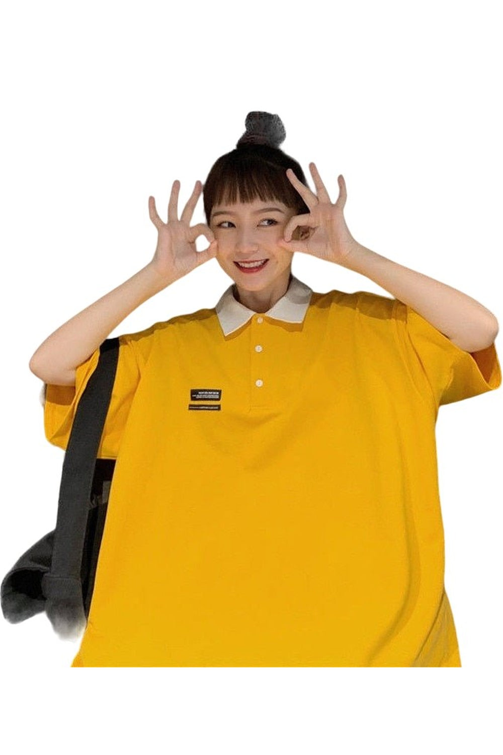 Y2k Korean Pastel Polo T-shirt