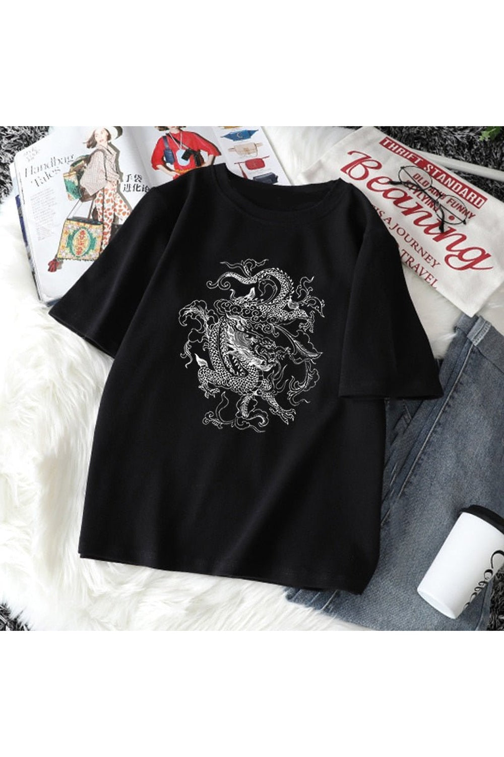 Y2k Korean Punk T-shirt