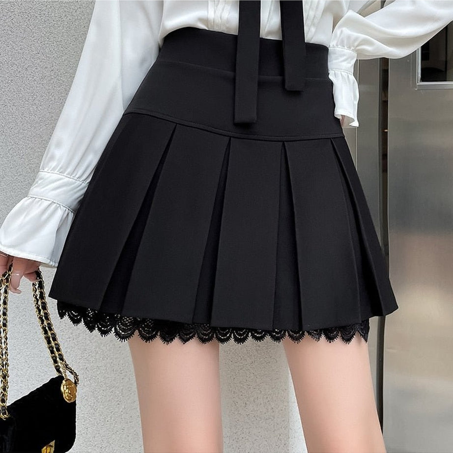 Y2k Korean Style A-line Short Skirt