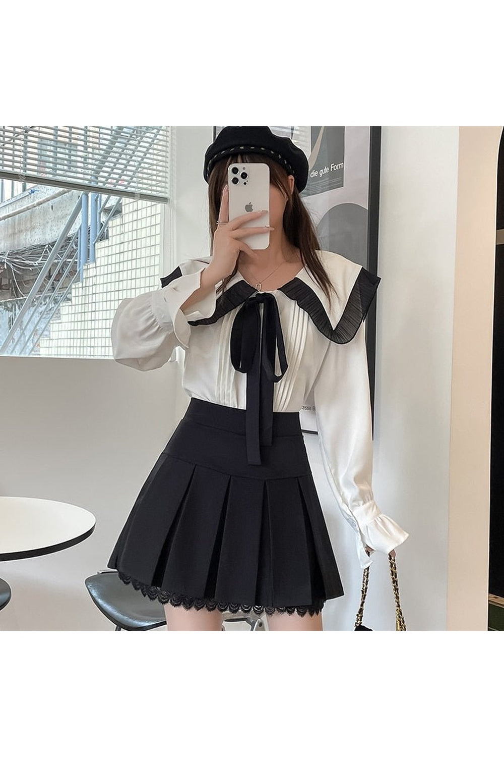 Y2k Korean Style A-line Short Skirt