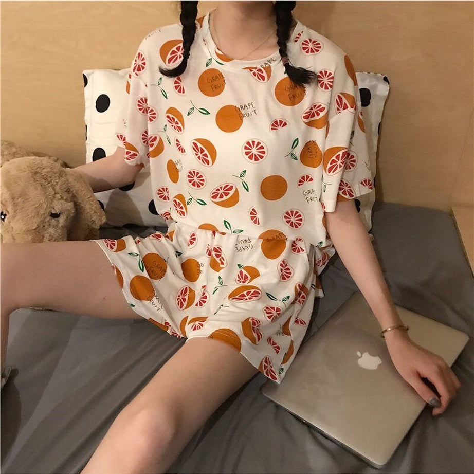 Y2k Korean Style Summer Pajama
