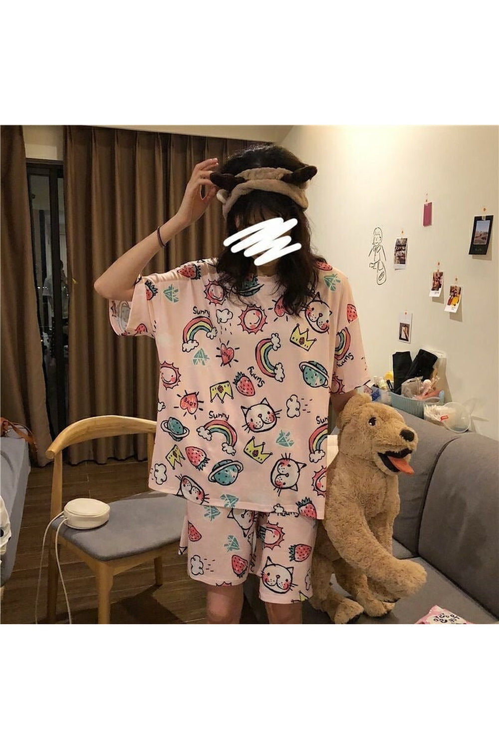 Y2k Korean Style Summer Pajama