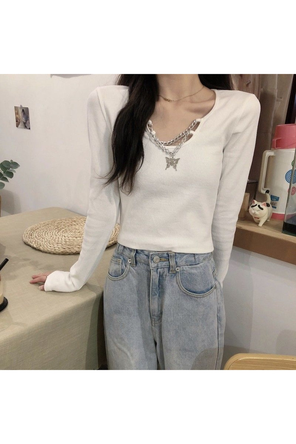 Y2k Korean Summer Long Sleeve T-shirt