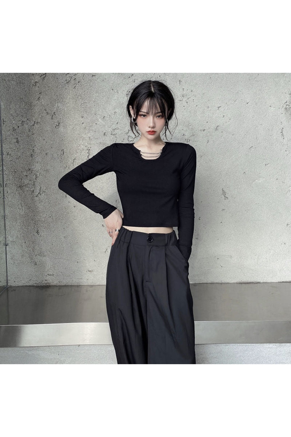 Y2k Korean Summer Long Sleeve T-shirt