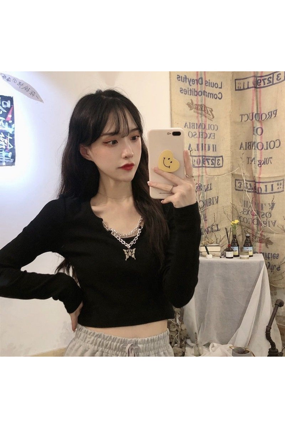 Y2k Korean Summer Long Sleeve T-shirt