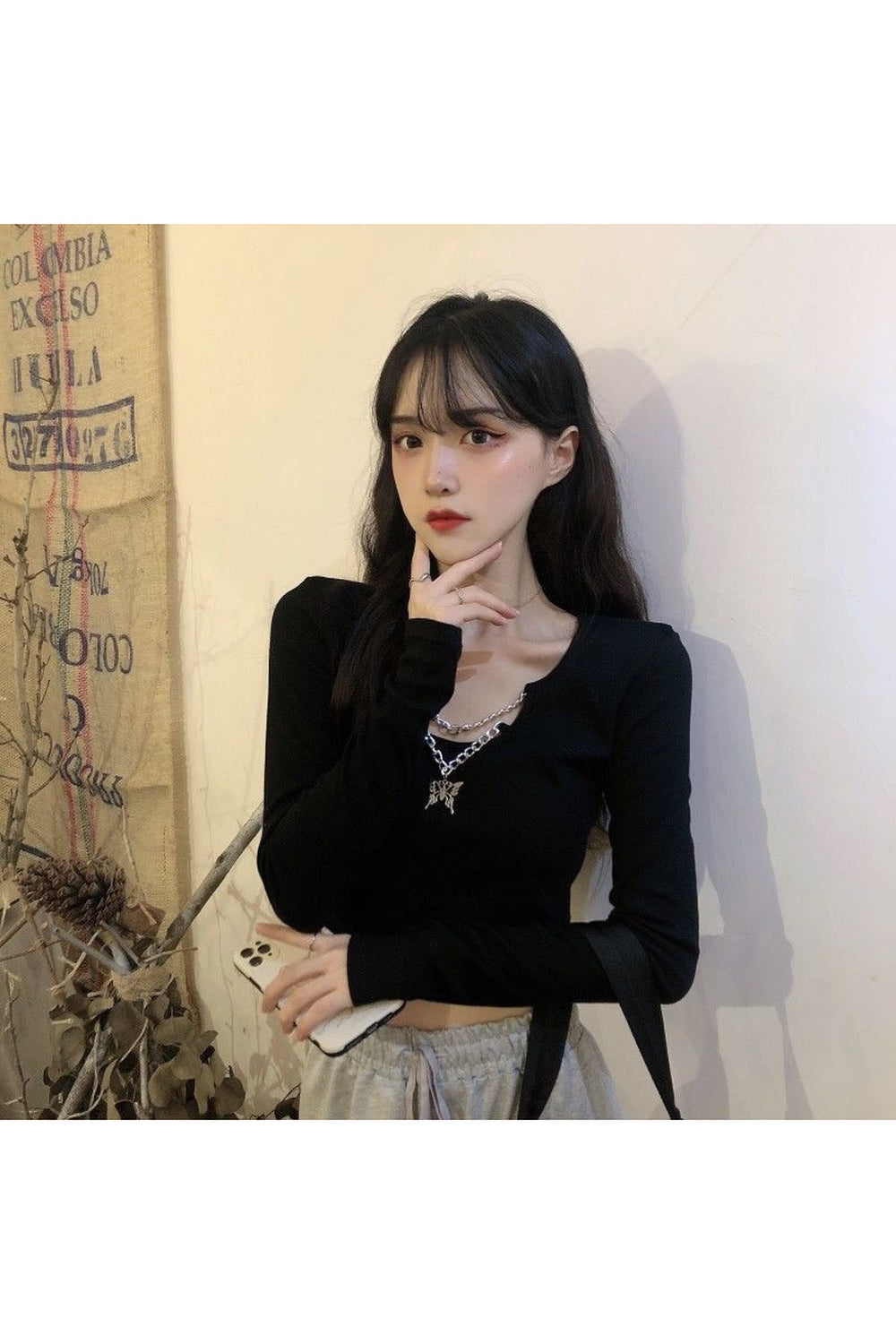 Y2k Korean Summer Long Sleeve T-shirt