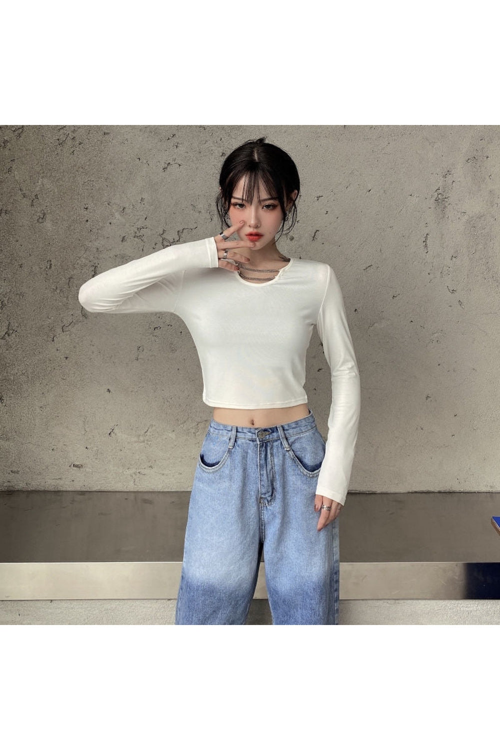 Y2k Korean Summer Long Sleeve T-shirt