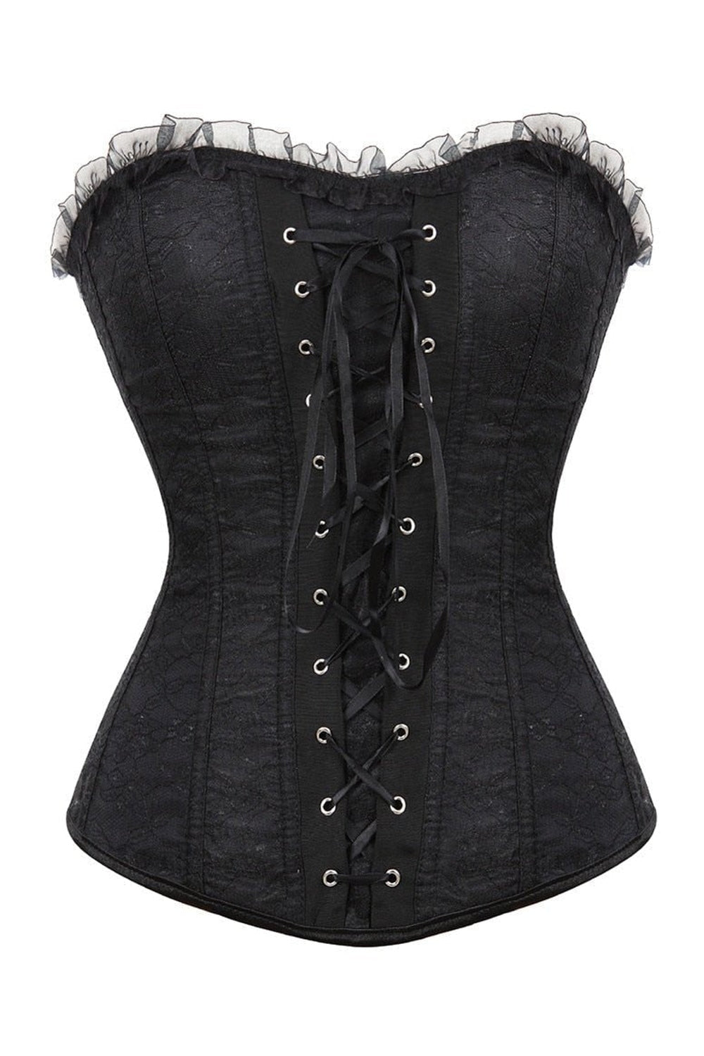 Y2k Lace Cover Overbust Corset