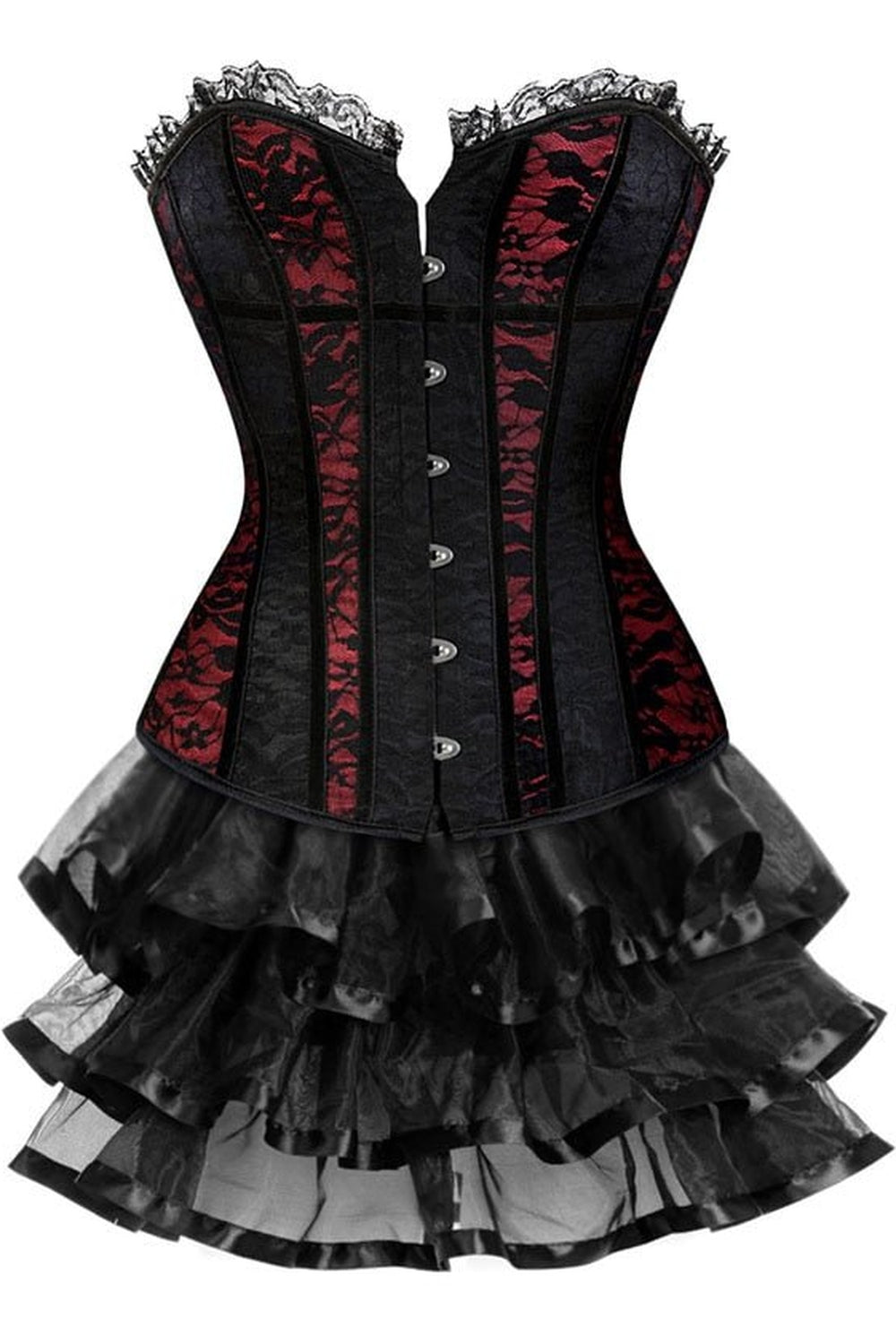 Y2k Lace Cover Overbust Corset