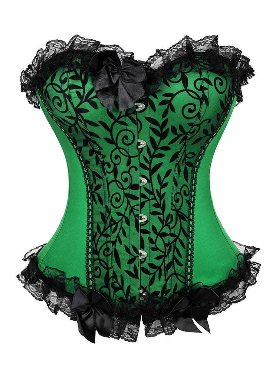 Y2k Lace Cover Overbust Corset