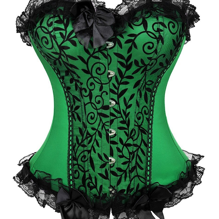Y2k Lace Cover Overbust Corset