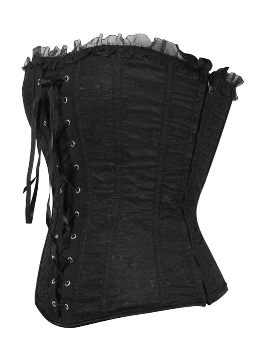 Y2k Lace Cover Overbust Corset