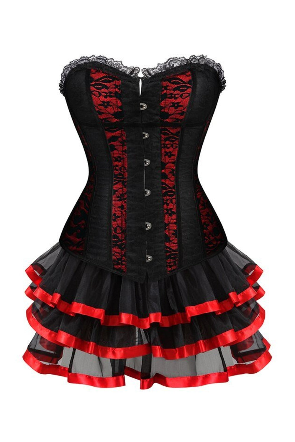 Y2k Lace Cover Overbust Corset