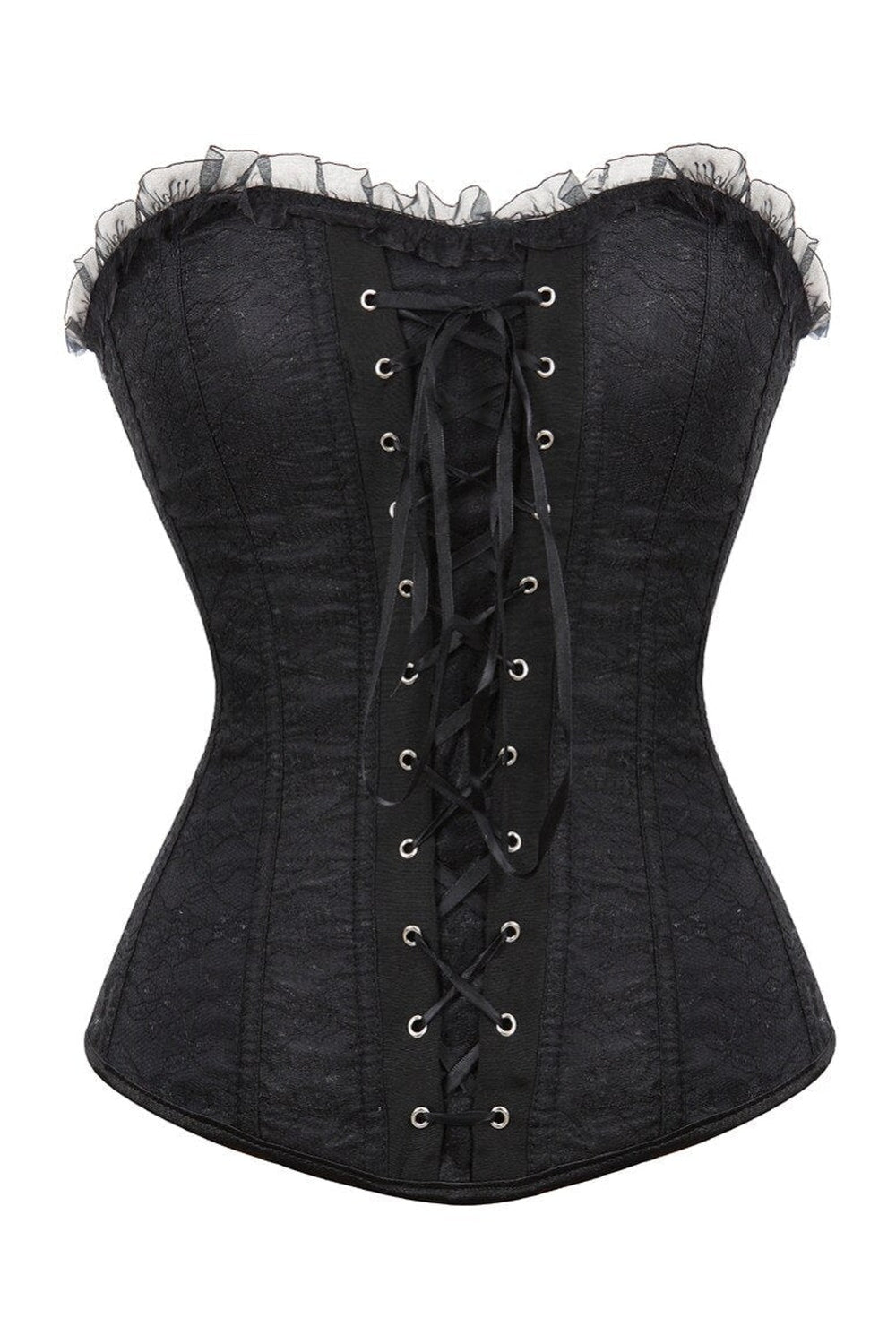 Y2k Lace Cover Overbust Corset