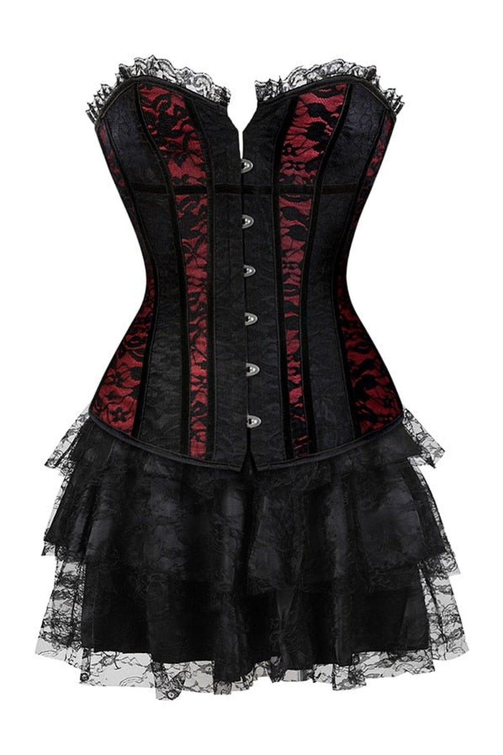 Y2k Lace Cover Overbust Corset