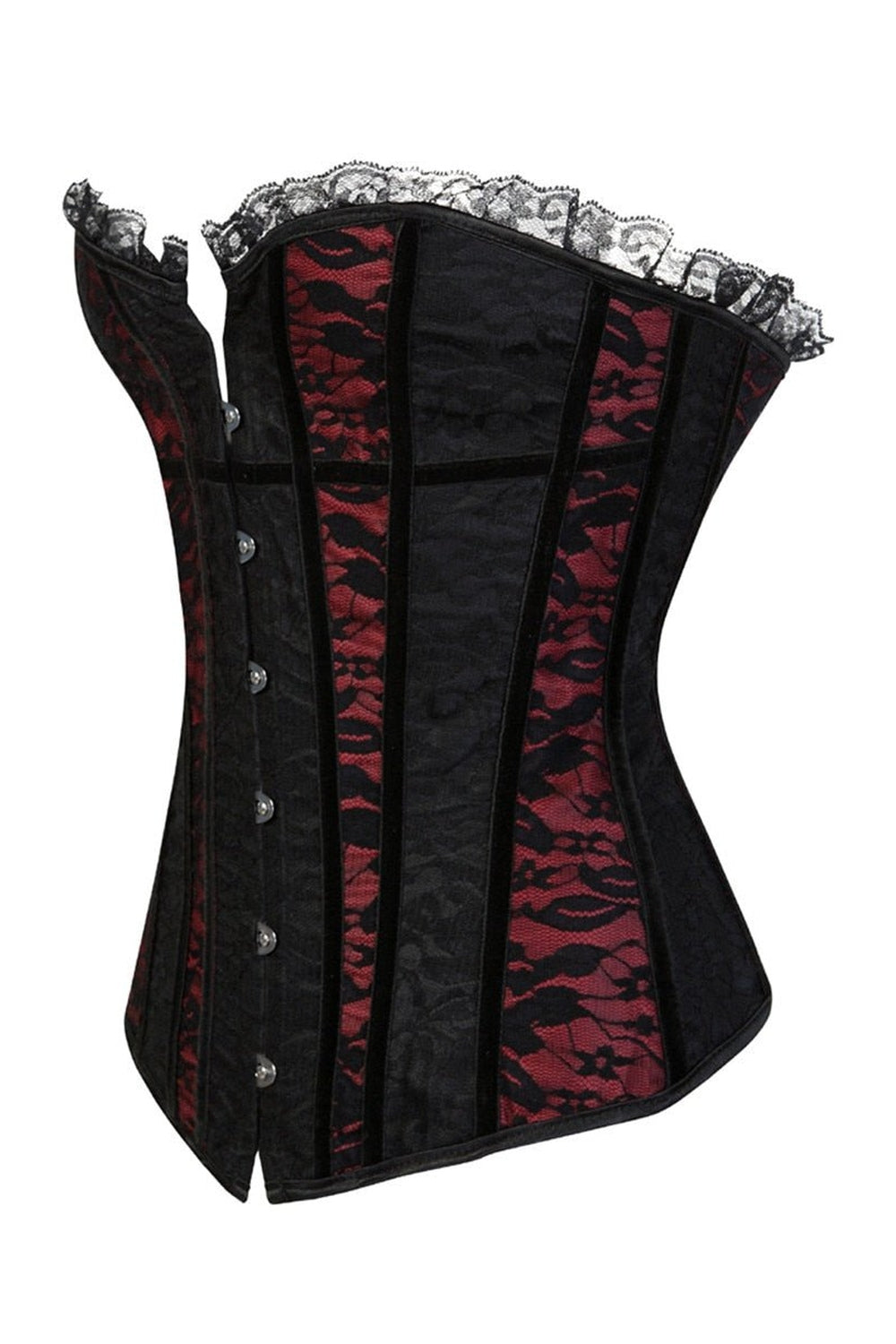 Y2k Lace Cover Overbust Corset