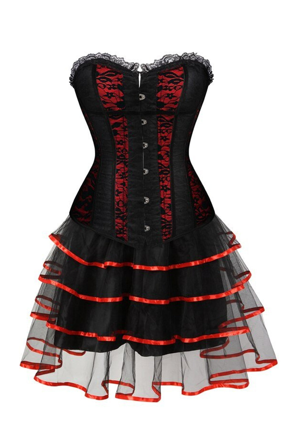 Y2k Lace Cover Overbust Corset