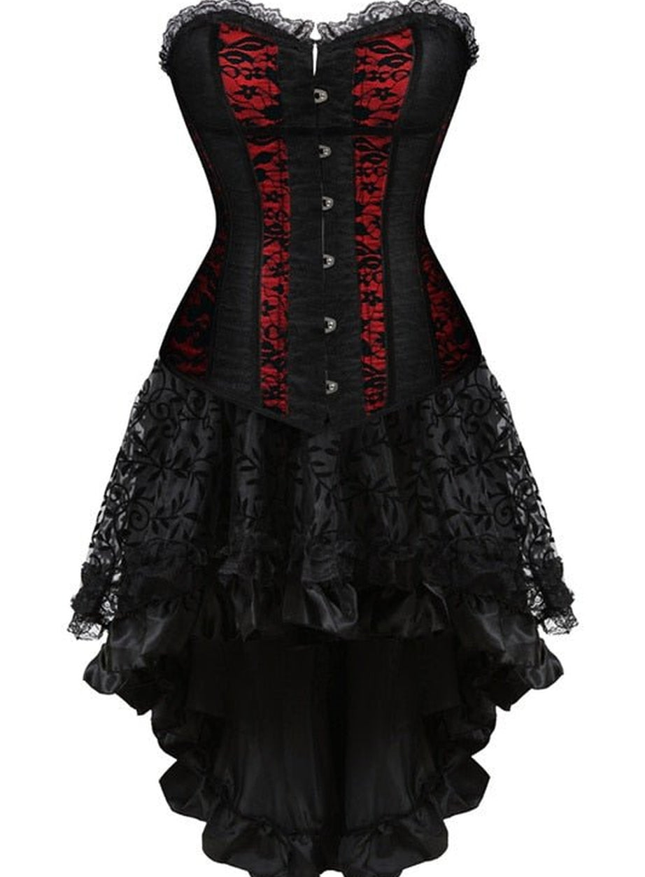 Y2k Lace Cover Overbust Corset