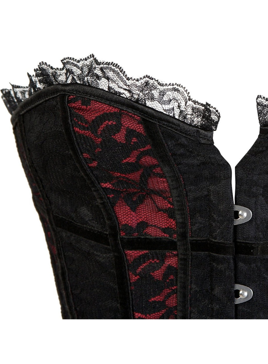 Y2k Lace Cover Overbust Corset