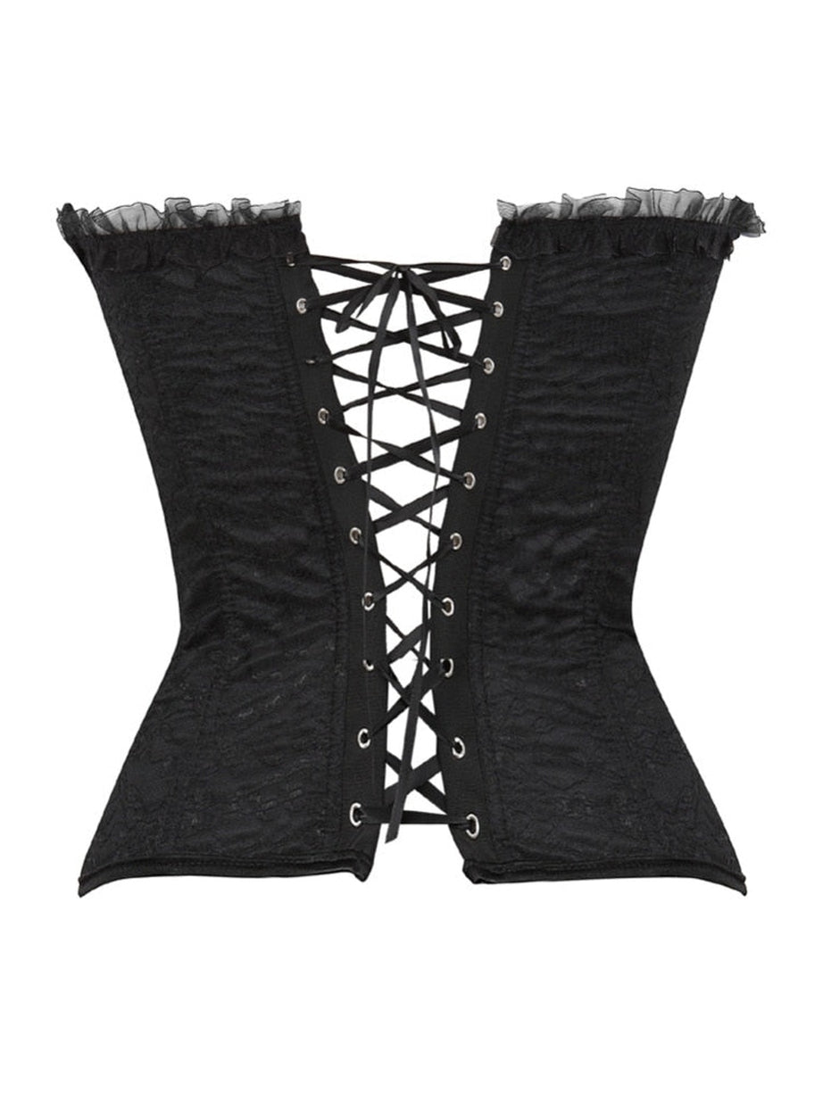 Y2k Lace Cover Overbust Corset
