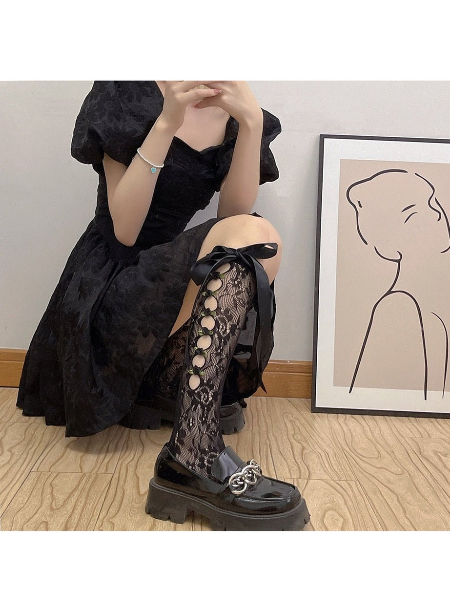 Y2k Lace Mesh Fishnet Stockings