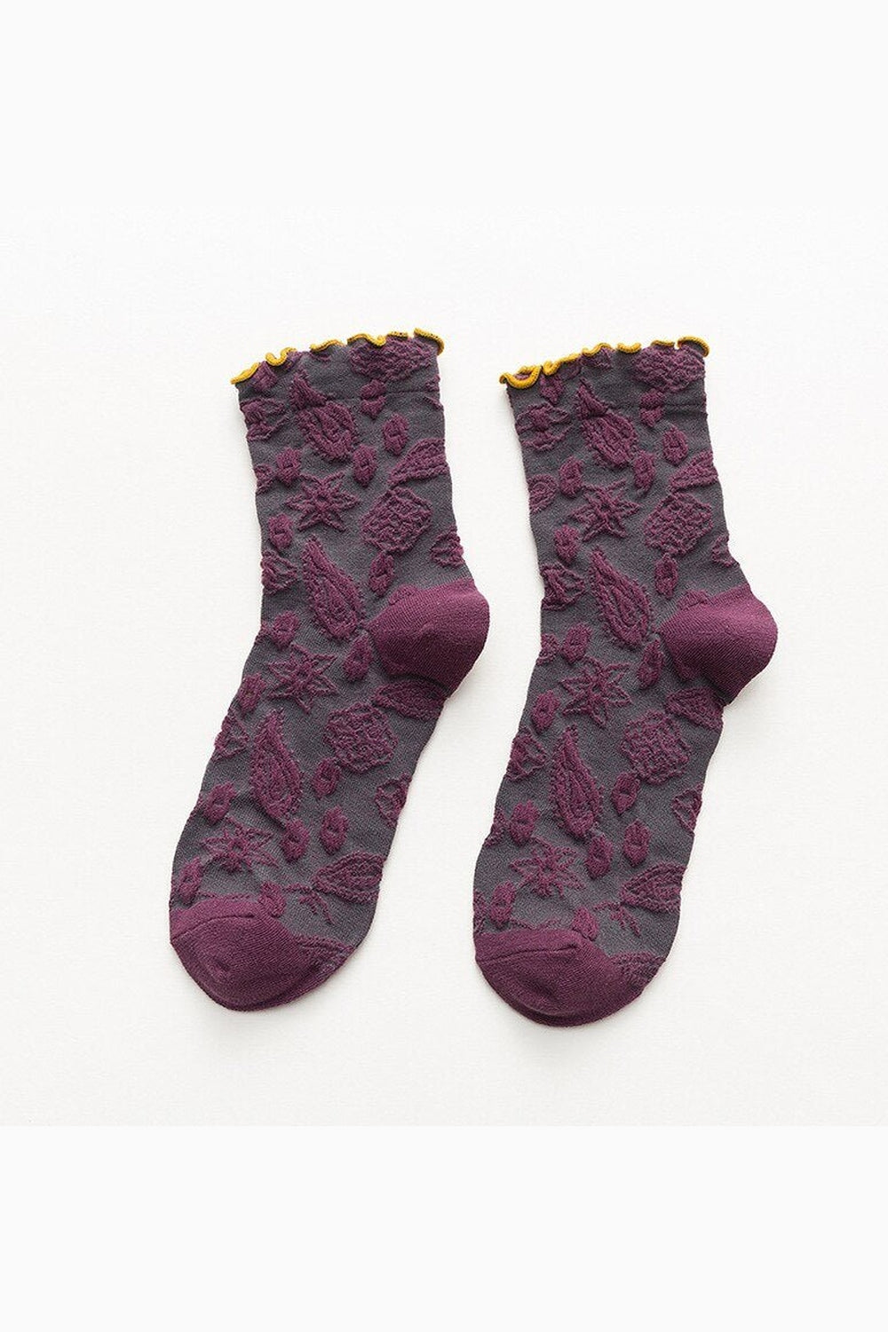 Y2k Lace Ruffle Embroidery Socks