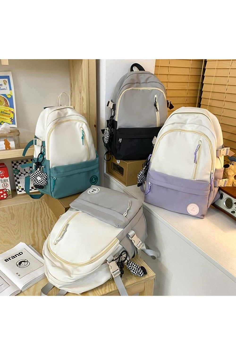 Y2k Large Harajuku School Backpack