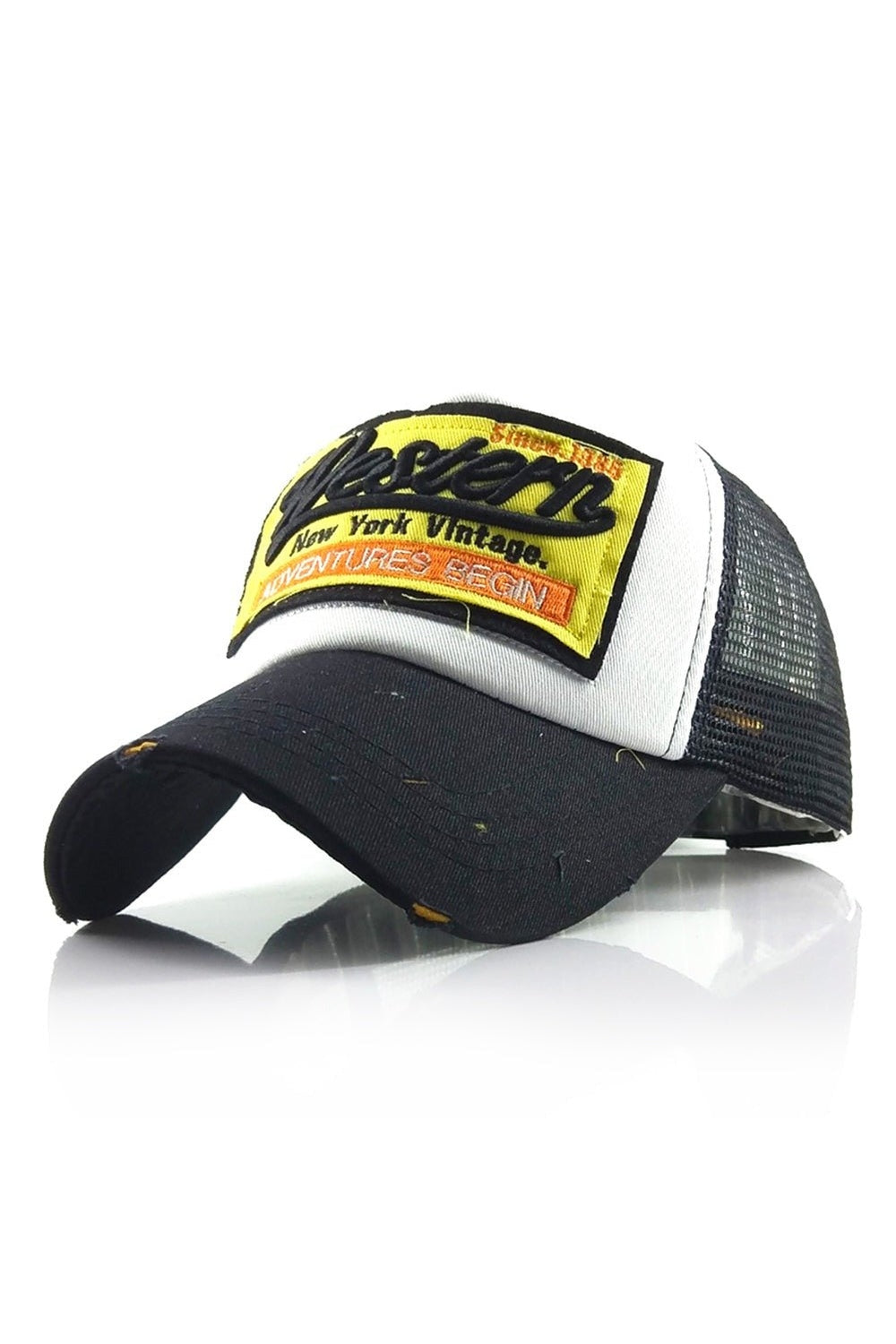 Y2k Letter Embroidery Mesh Baseball Cap