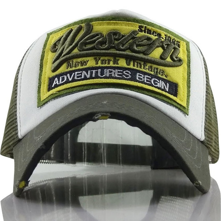 Y2k Letter Embroidery Mesh Baseball Cap