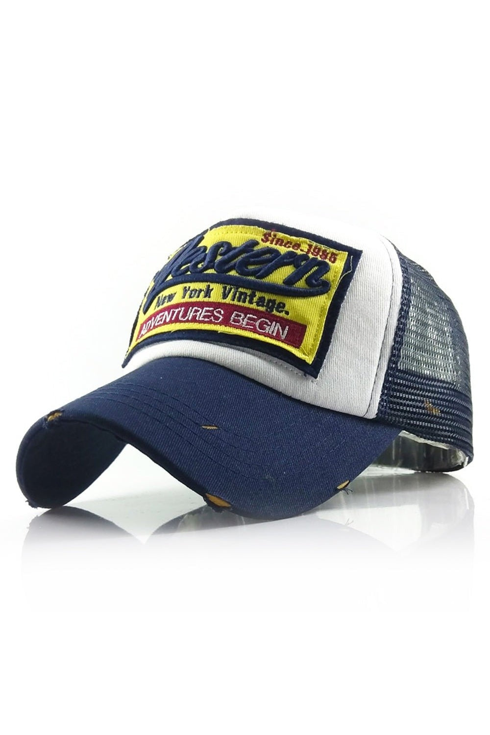 Y2k Letter Embroidery Mesh Baseball Cap