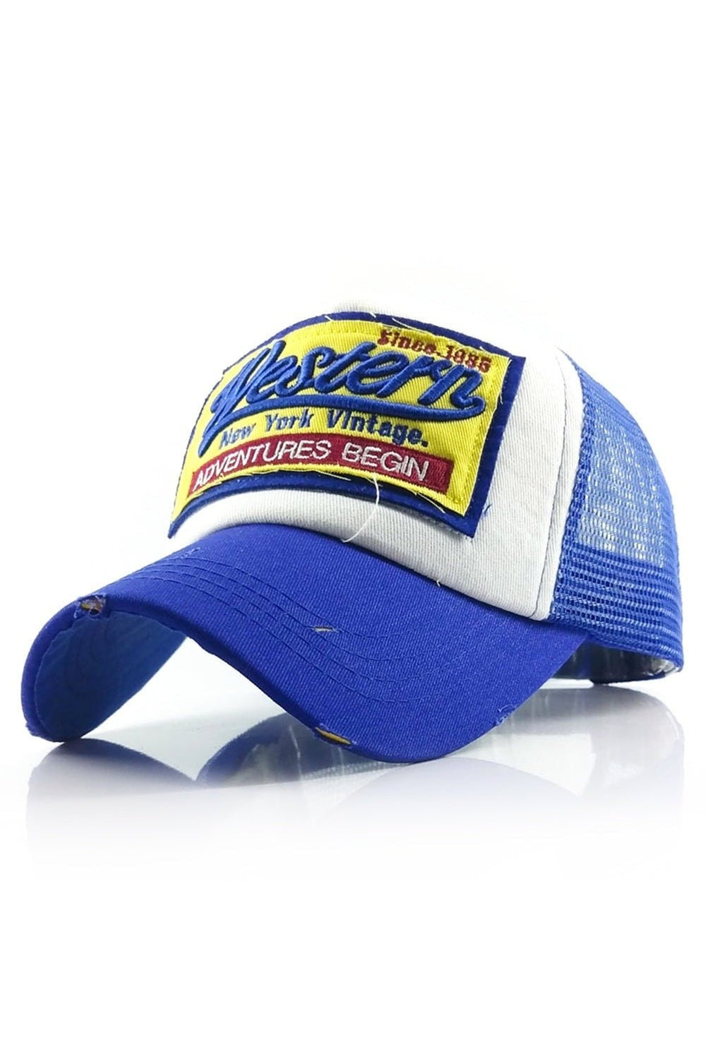 Y2k Letter Embroidery Mesh Baseball Cap