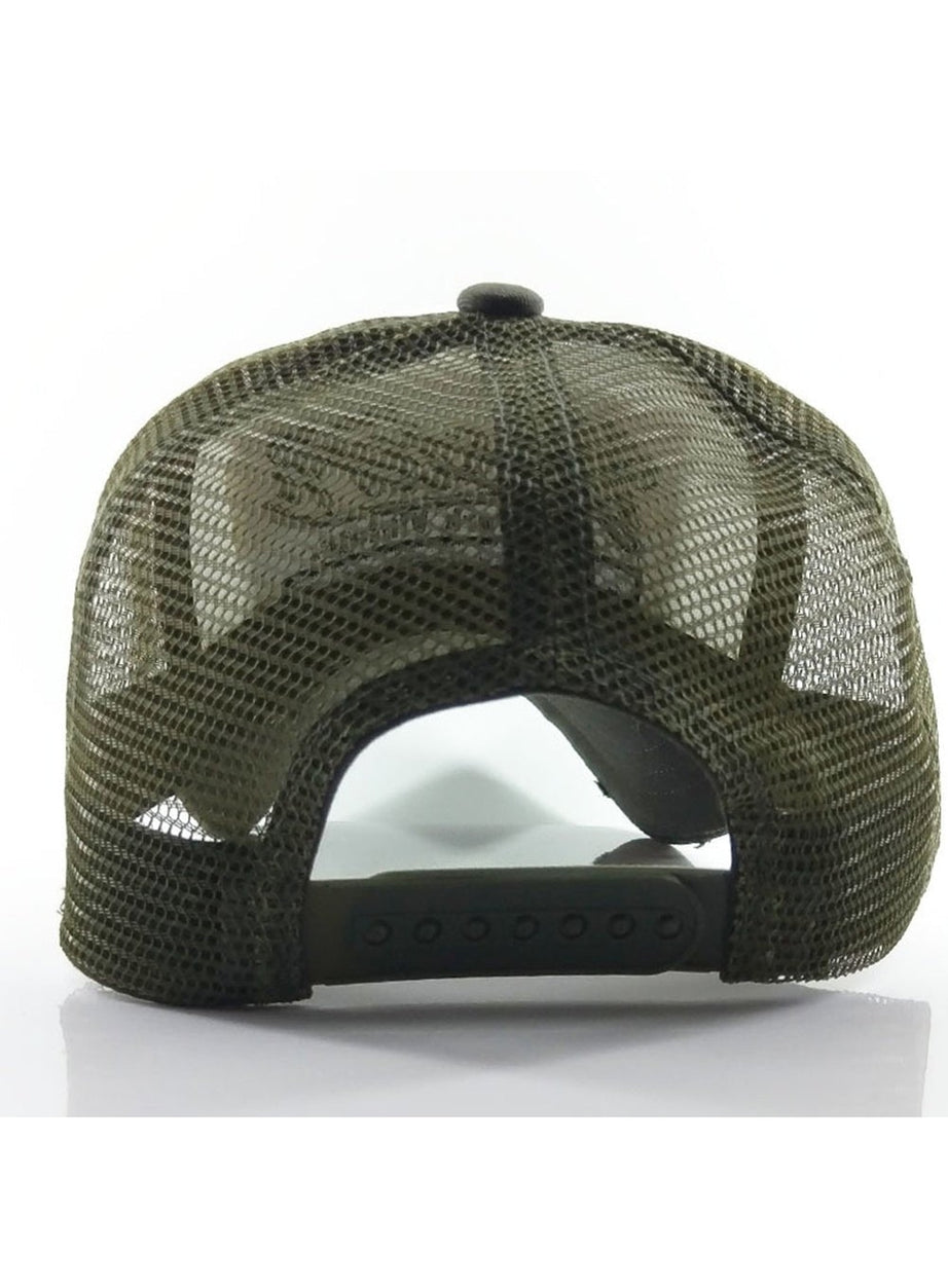 Y2k Letter Embroidery Mesh Baseball Cap