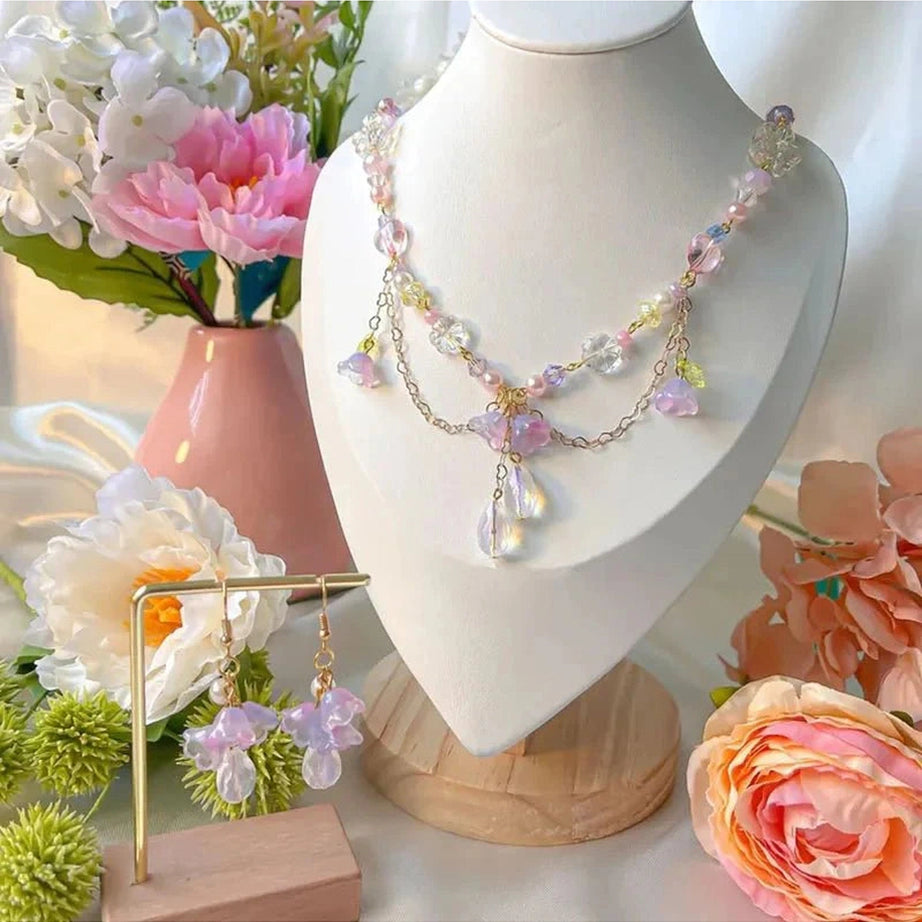 Y2k Lily Floral Necklace