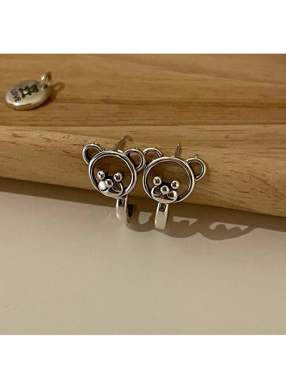 Y2k Little Bear Stud Earrings