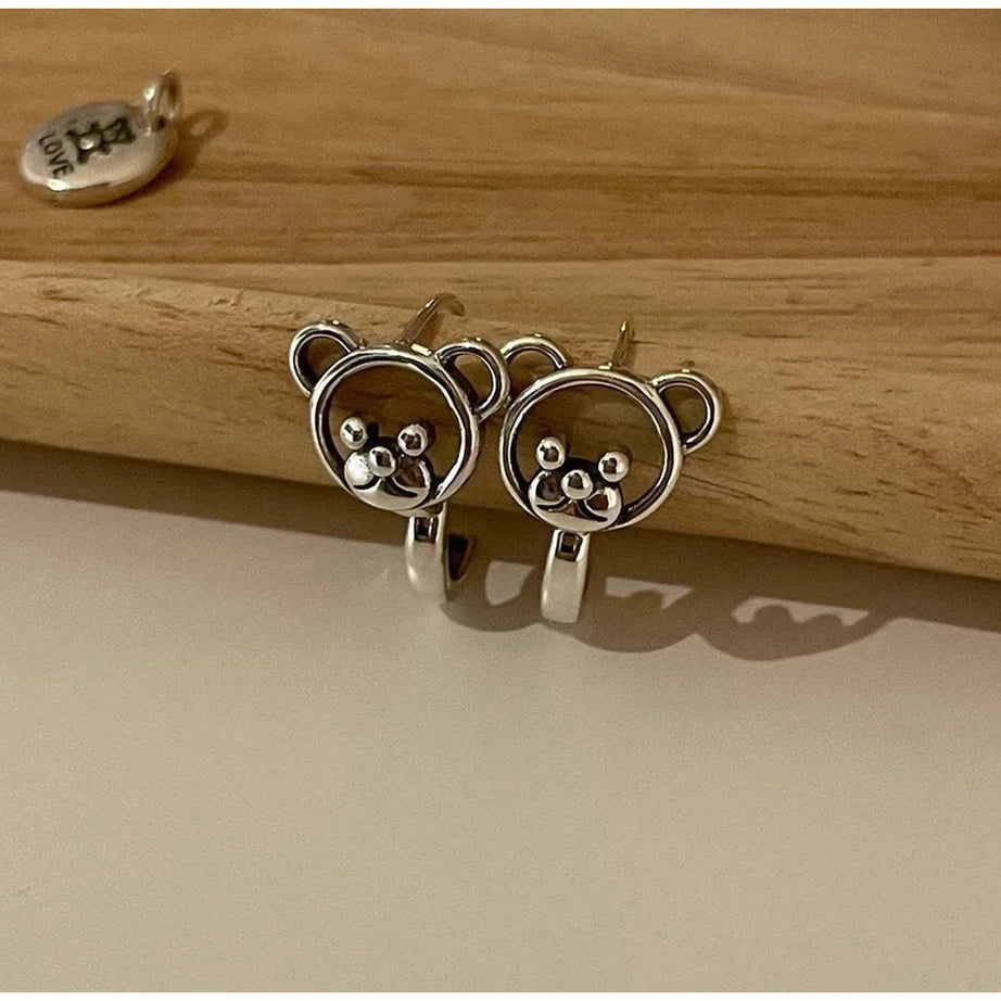 Y2k Little Bear Stud Earrings