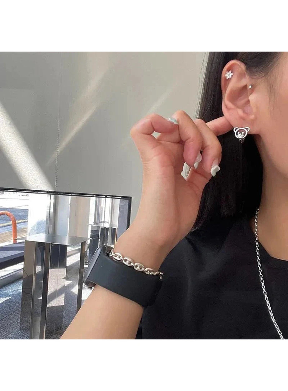 Y2k Little Bear Stud Earrings