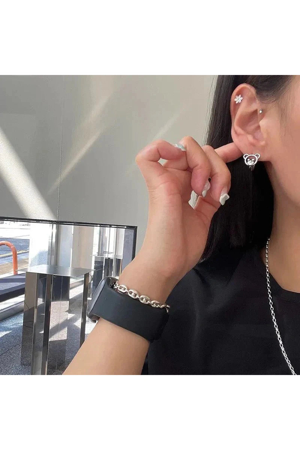 Y2k Little Bear Stud Earrings