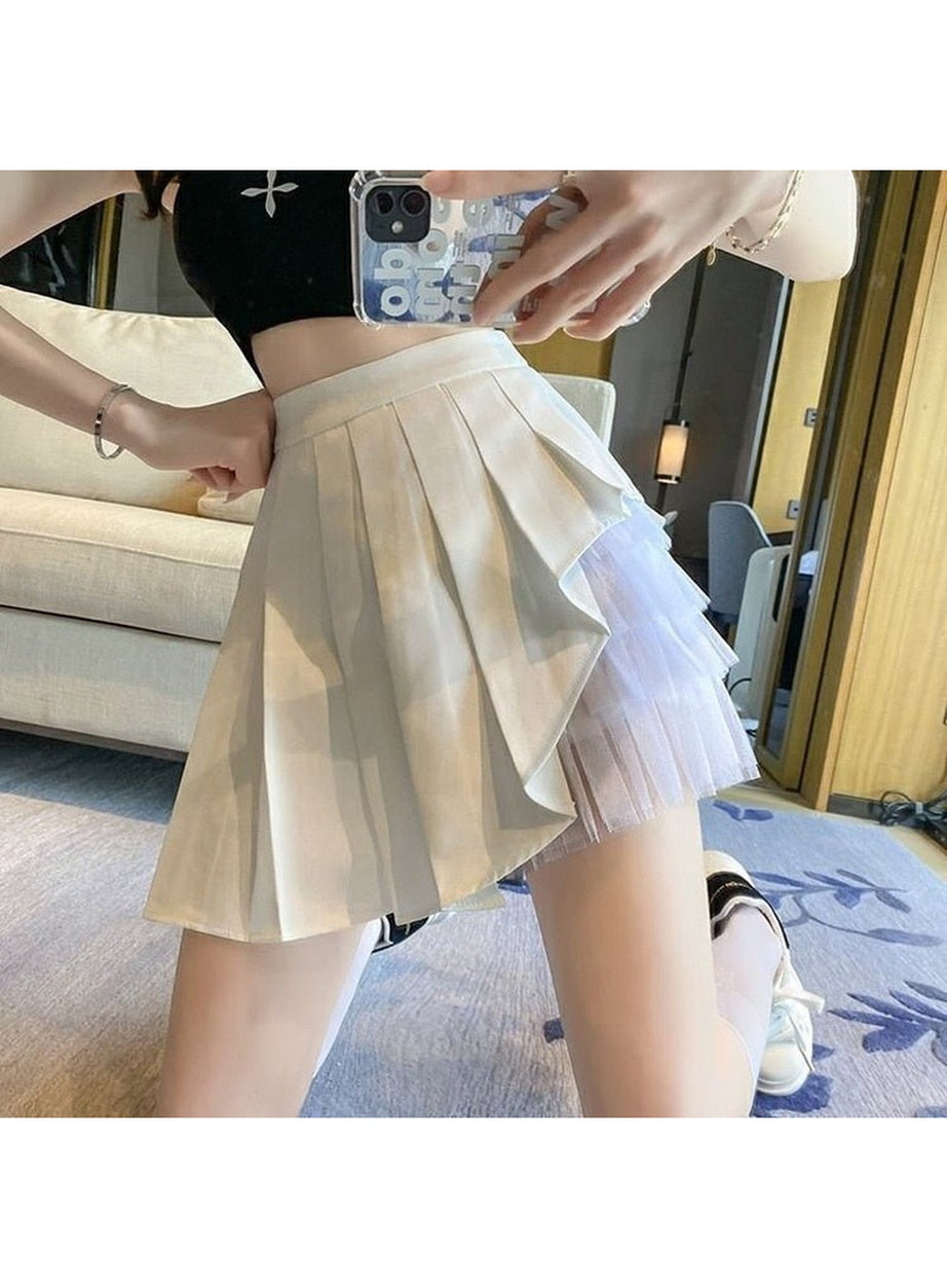 Y2k Kawaii Aesthetic Pleated Skirt