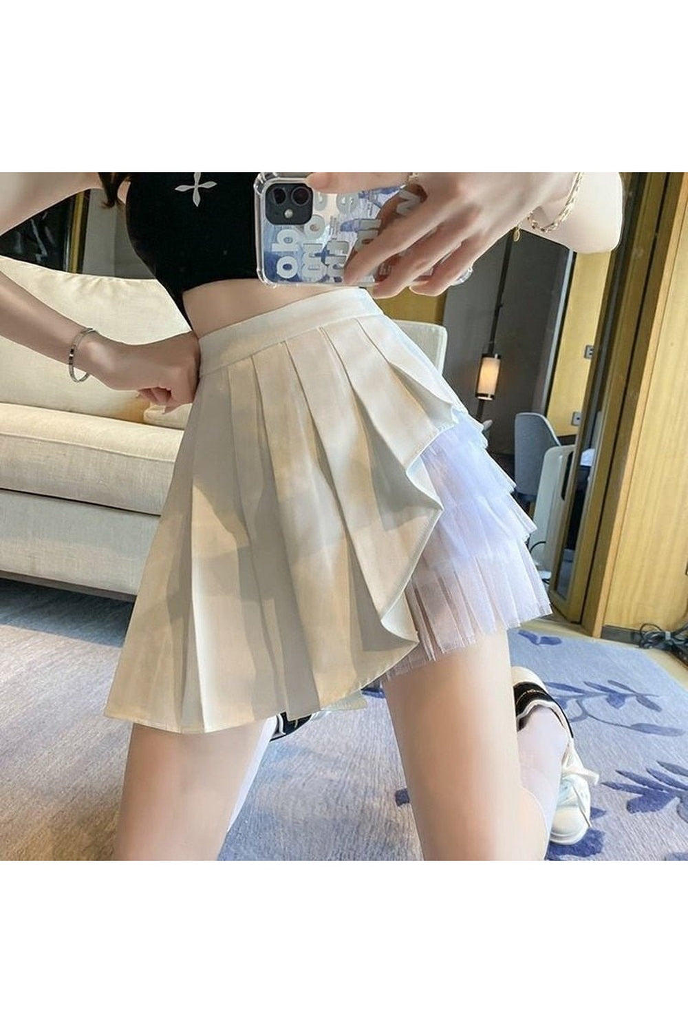 Y2k Kawaii Aesthetic Pleated Skirt
