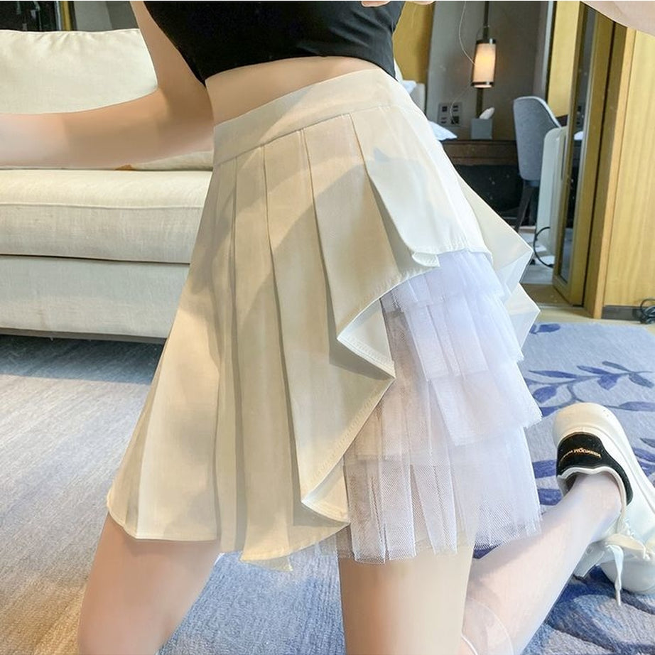 Y2k Kawaii Aesthetic Pleated Skirt