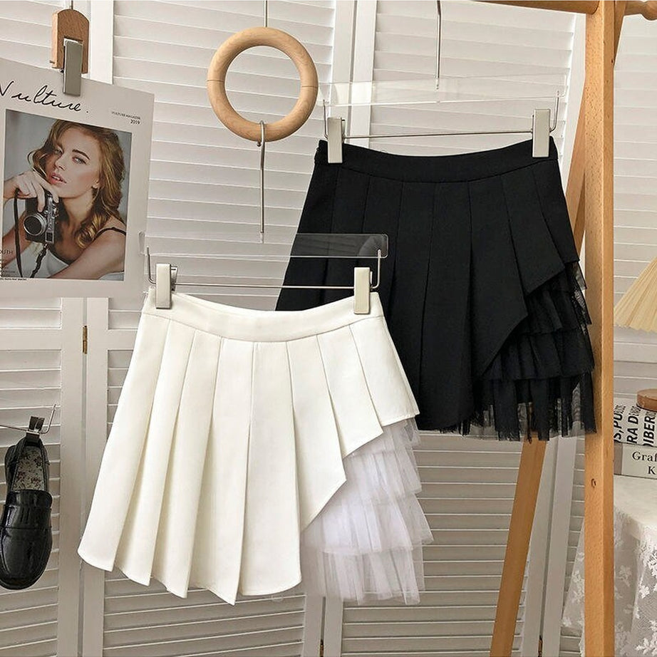 Y2k Kawaii Aesthetic Pleated Skirt